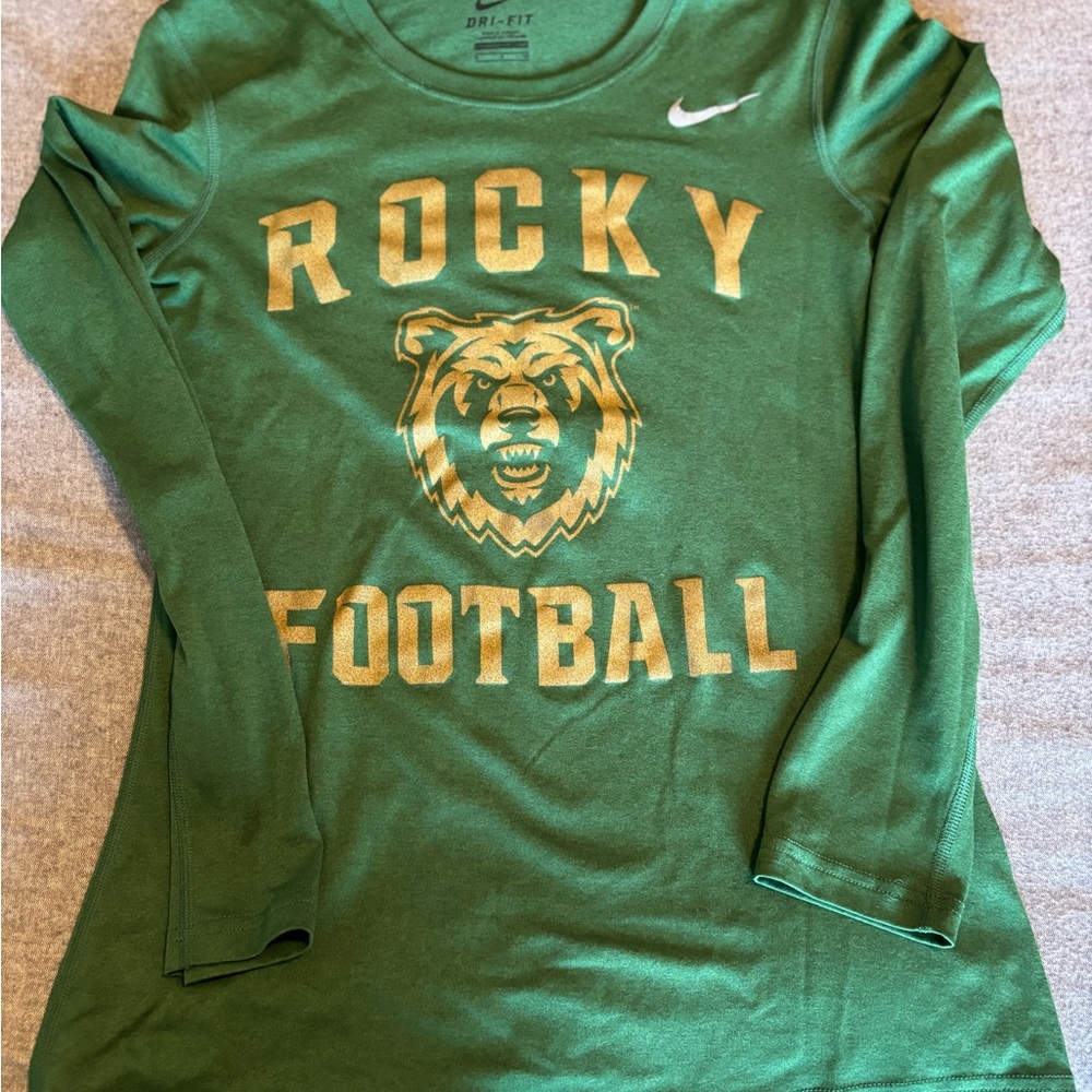 Nike Dri-Fit Women’s Rocky Battlin Bears  Football long sleeve Tee ‎ SZ Small